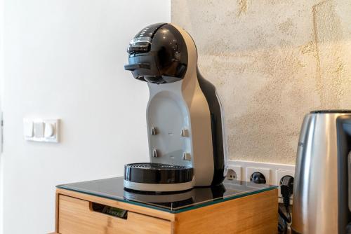 Η κουζίνα ή μικρή κουζίνα στο Stylish studio in the heart of Breda city center