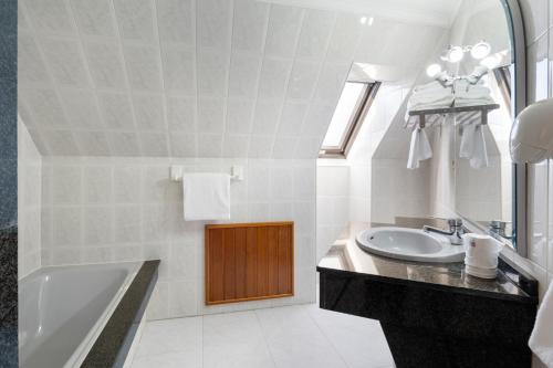 Kúpeľňa v ubytovaní Hotel Alda Santa Cristina