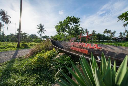 Zahrada ubytování Seavana Koh Mak Beach Resort
