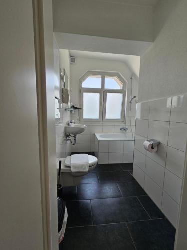 Koupelna v ubytování Gasthaus Sofram