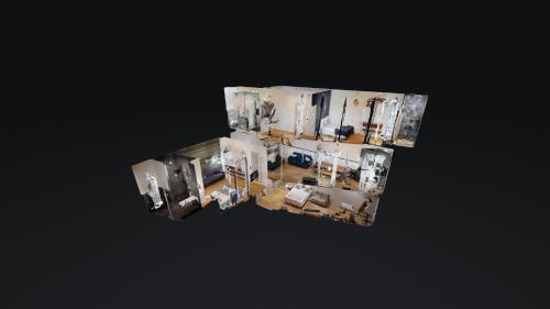 une vue aérienne d'une ville avec des bâtiments dans l'établissement Bluestay 9 - Charmant appartement à Paris 11, à Paris