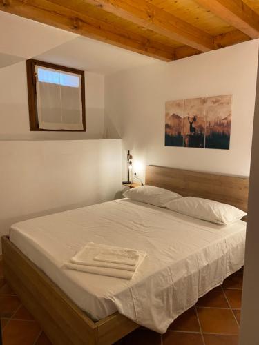 Una cama o camas en una habitación de La casa di Balto