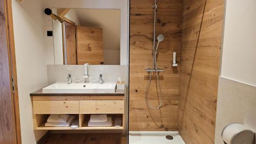 Koupelna v ubytování Sobe rooms JELEN JELENOV GREBEN