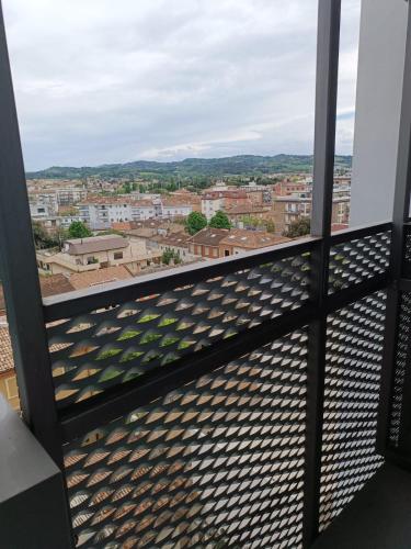 a view of a city from a balcony at Matteotti28 in Pesaro