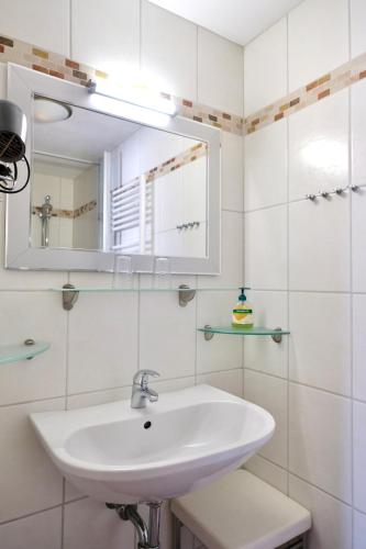 Koupelna v ubytování Haus Steinmetz