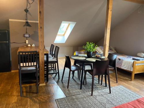 Posezení v ubytování Konrads Apartment