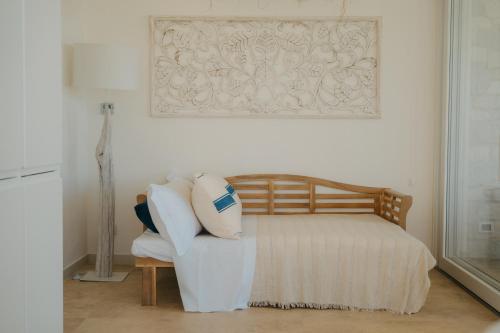 Postel nebo postele na pokoji v ubytování Natoli Beach House & Villas - Villa Giorgia