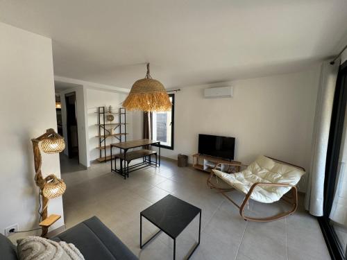 Μια τηλεόραση ή/και κέντρο ψυχαγωγίας στο Residence I Pozzi