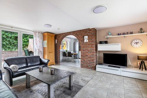 Χώρος καθιστικού στο Ferienhaus Alter Deich