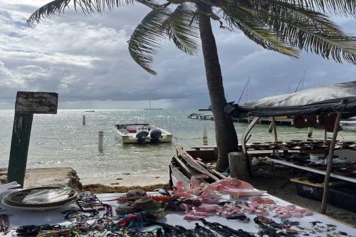 Landskap semula jadi dekat dengan rumah percutian