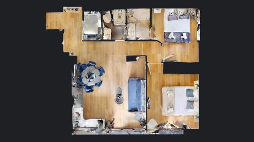 d'une vue sur un bâtiment avec dans l'établissement Bluestay 52 - Superbe appartement à Paris 15, à Paris