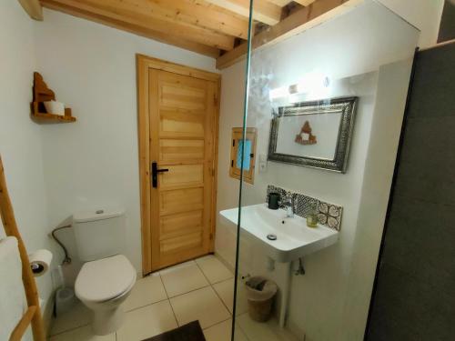 Koupelna v ubytování La Maison des Amis