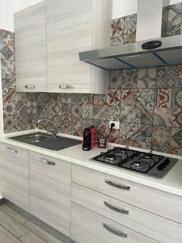 Η κουζίνα ή μικρή κουζίνα στο Home la Chiaretta