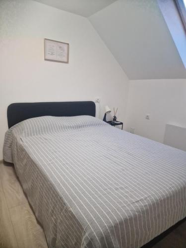 Ένα ή περισσότερα κρεβάτια σε δωμάτιο στο Vila Xenos Zrenjanin