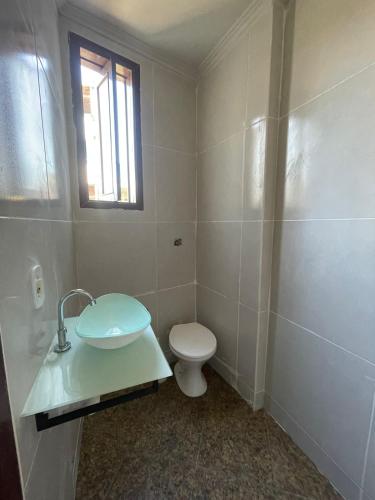 Koupelna v ubytování Loft Moderno no Centro