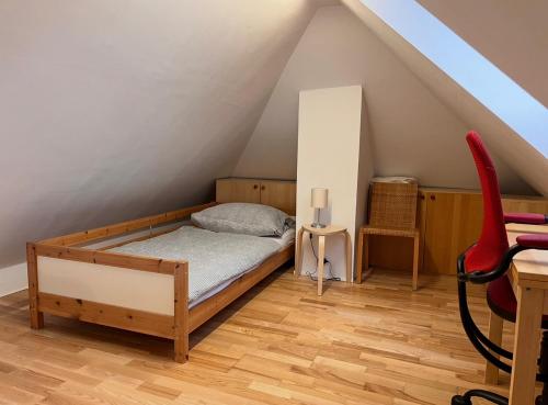 Postel nebo postele na pokoji v ubytování Apartment Malina - free private parking