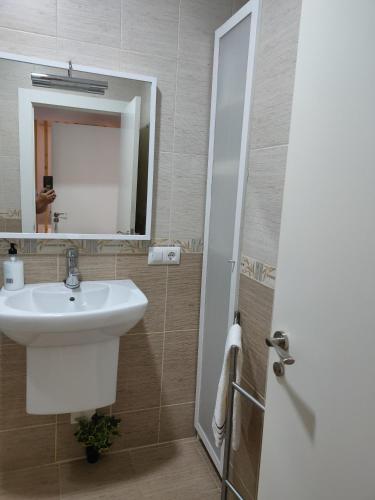 Koupelna v ubytování Habitación Anjana