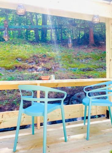 Catskill Cabin Little Owl Apt 1にある庭