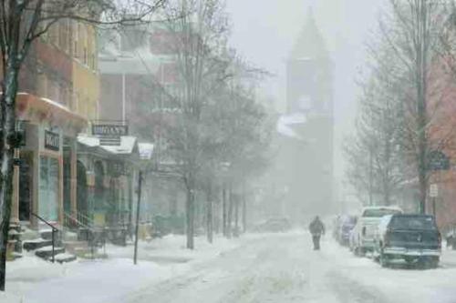 In The Heart Of Jim Thorpe (with your own parking) durante el invierno