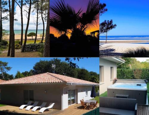 Villa avec Jacuzzi, Lac, océan, plages Arcachon
