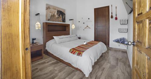 Katil atau katil-katil dalam bilik di Cuadra Casona el Calvario