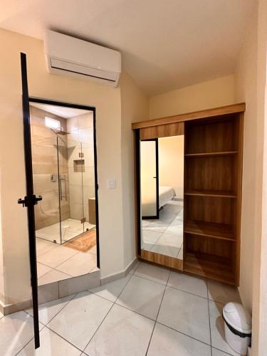 Koupelna v ubytování Hotel Centro Apatzingán
