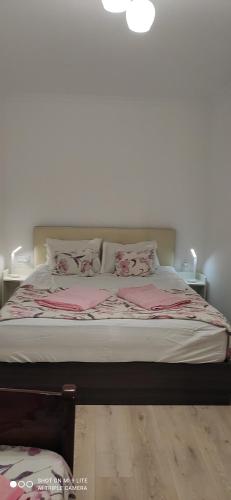 Giường trong phòng chung tại Apartment KARIN