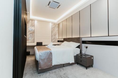 Kuchyň nebo kuchyňský kout v ubytování Brilliant Hotel Dan Spa
