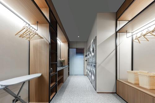 Η κουζίνα ή μικρή κουζίνα στο Atour Light Hotel Hangzhou Gongshu Grand Canal