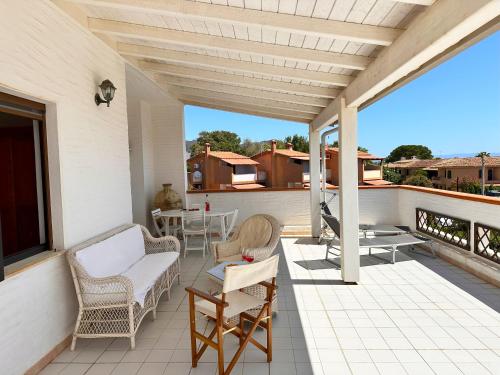 Μπαλκόνι ή βεράντα στο Casa La Magnolia Frontemare