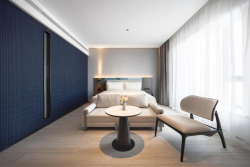 Posezení v ubytování Atour Light Hotel Shenyang Yuhong Plaza Metro Station