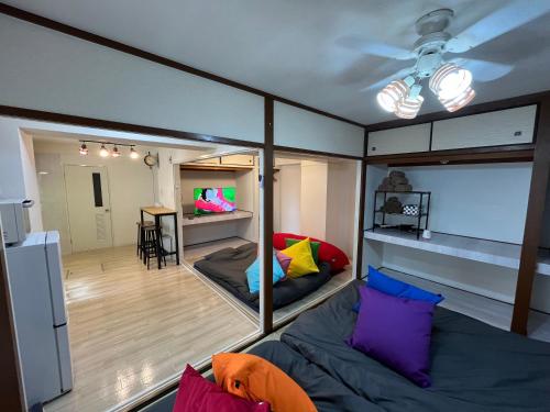 Dapur atau dapur kecil di 広島Riverside house第3ひまわり503号室