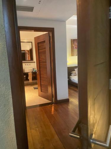 Ein Bett oder Betten in einem Zimmer der Unterkunft Villa Serenité