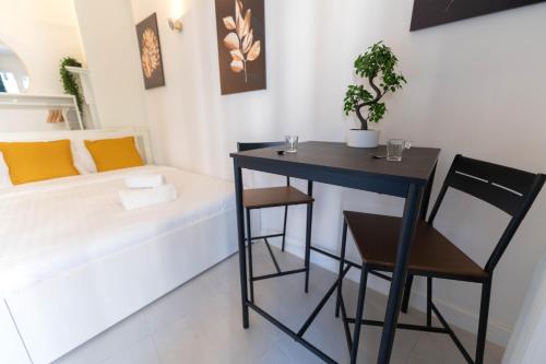 Katil atau katil-katil dalam bilik di Studios cosy Nice