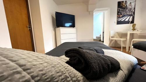 Handwerker Residenzにあるテレビまたはエンターテインメントセンター