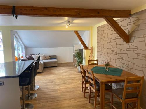 Гостиная зона в Antoniusblick Vacation Apartment