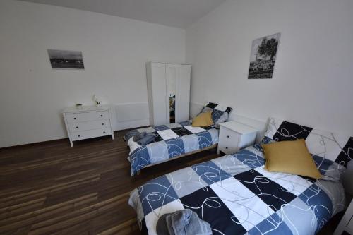 Postel nebo postele na pokoji v ubytování Ubytování u Ráfy