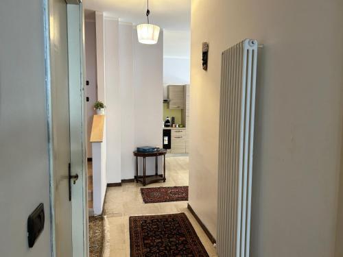 a hallway with a radiator in a house at Loft Barnabei 26 Design in Teramo
