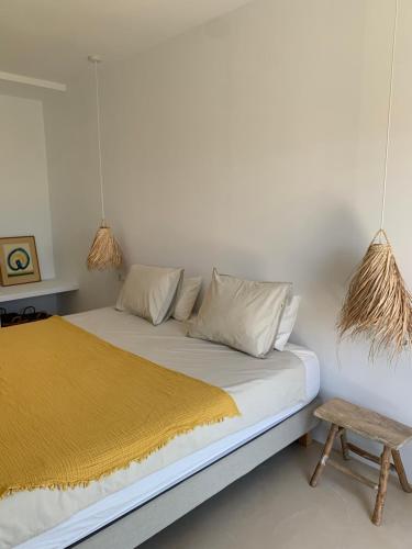Postel nebo postele na pokoji v ubytování Casa OlivAzul