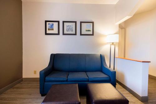 Ruang duduk di Comfort Suites Springfield I-70