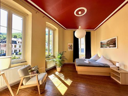 Posezení v ubytování Ferienwohnungen-Traben-Trarbach