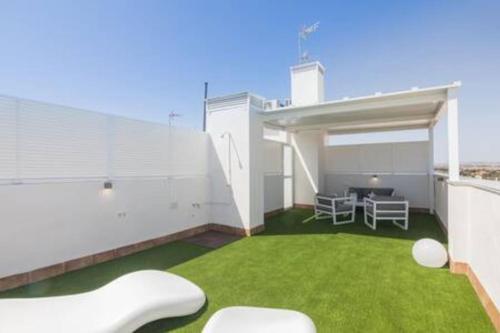 Terrasse ou espace extérieur de l'établissement coral