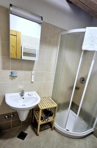 Ένα μπάνιο στο GUESTHOUSE Idila pod Nanosom