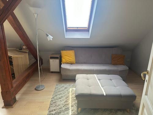 Posezení v ubytování Star Apartman 6