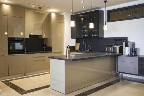 Una cocina o zona de cocina en Best View Fortina Luxury Suites