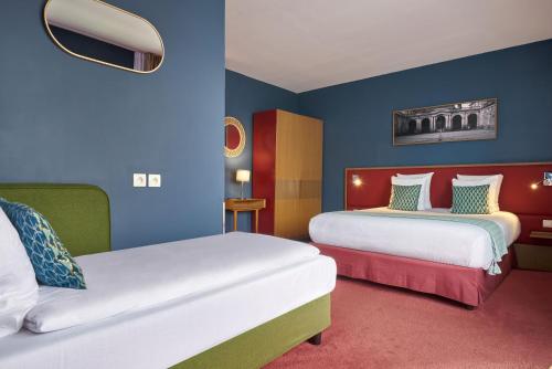 Cama o camas de una habitación en Hotel Kaijoo by HappyCulture