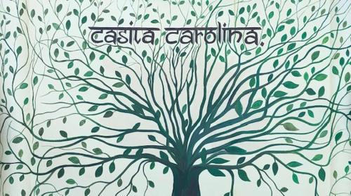a drawing of a tree with the words casale carolina at Casita Carolina in Nuevo Colón