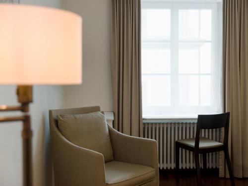 Posezení v ubytování Boutique Hotel Helmhaus Zürich