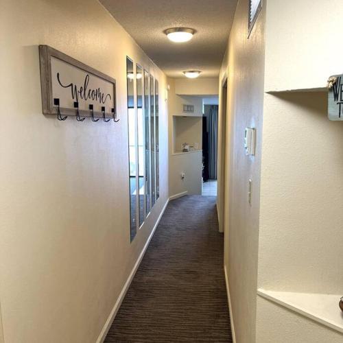 a hallway of a hospital with at A Wave From It All in Myrtle Beach