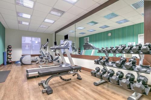 Фитнес-центр и/или тренажеры в Holiday Inn Express Hotel & Suites Clute-Lake Jackson by IHG